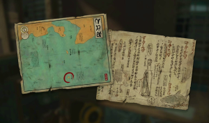 ウズシオ諸島を示す地図