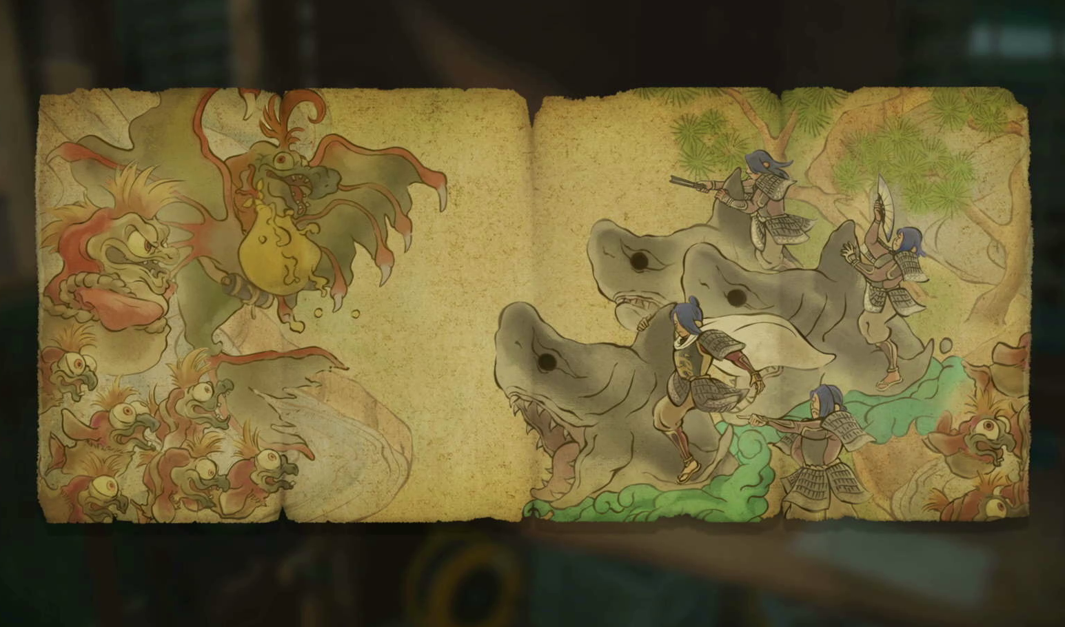 蛮殻赤魚合戦絵巻 頬白
